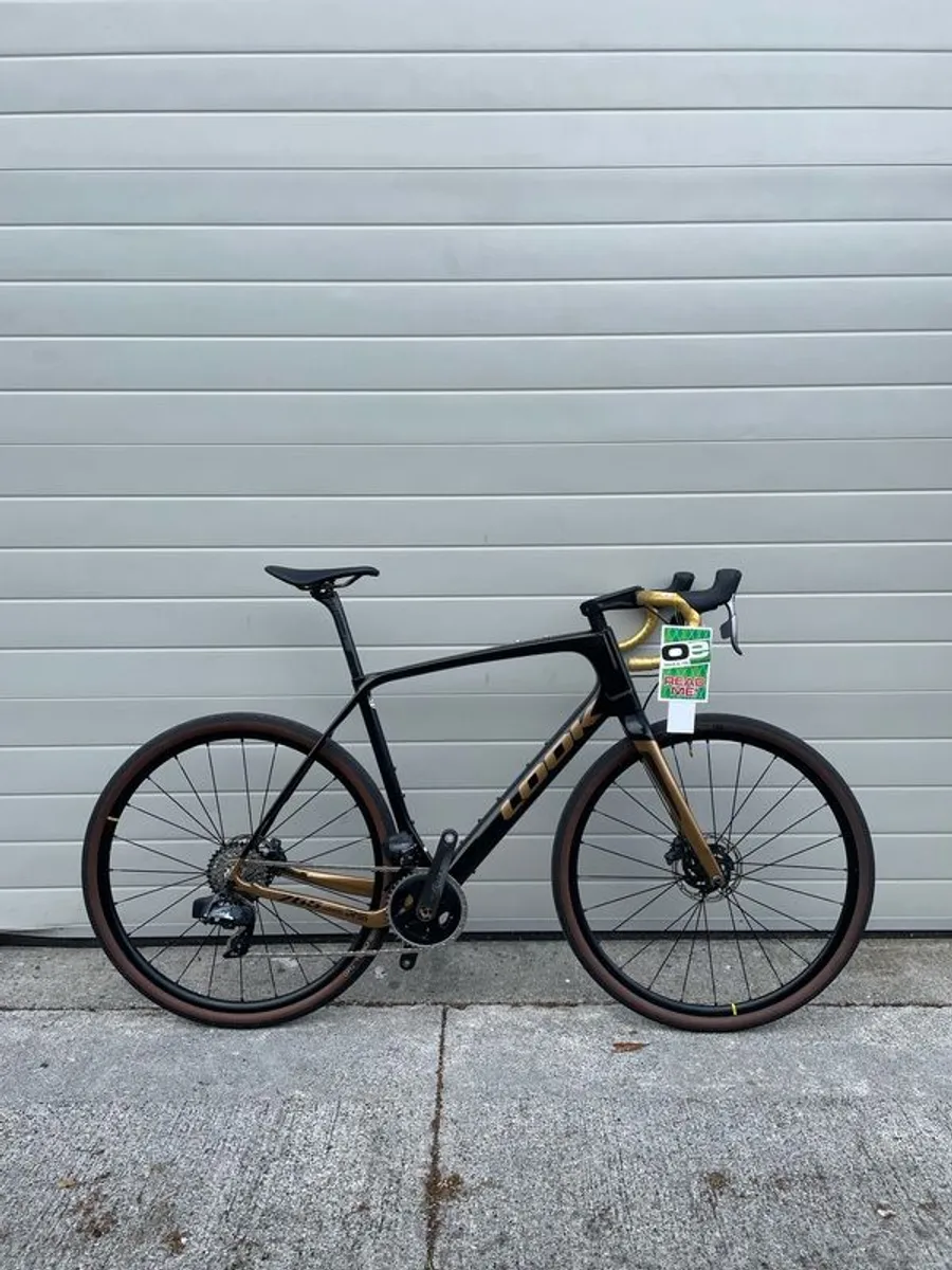 Used Look 765 Gravel Carbon SRAM Force AXS Large Ltd Ed Gold 6849new - Image 1