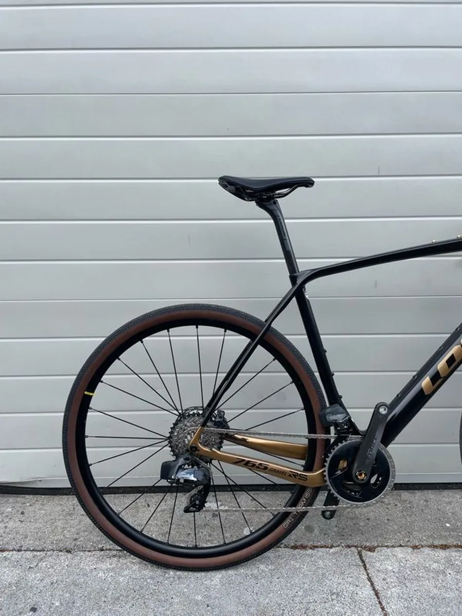 Used Look 765 Gravel Carbon SRAM Force AXS Large Ltd Ed Gold 6849new - Image 3