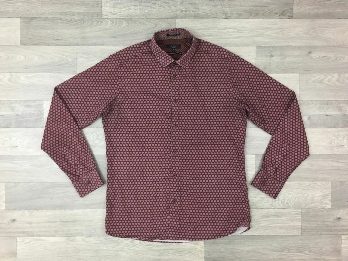 Ted Baker Patterned Shirt Mens Medium - Image 1