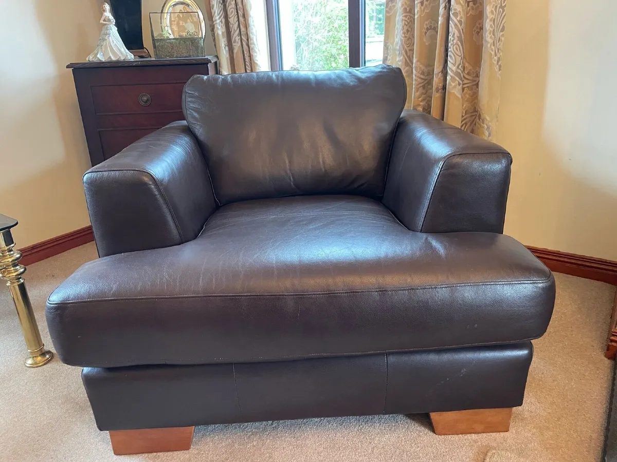 M&S Leather chair