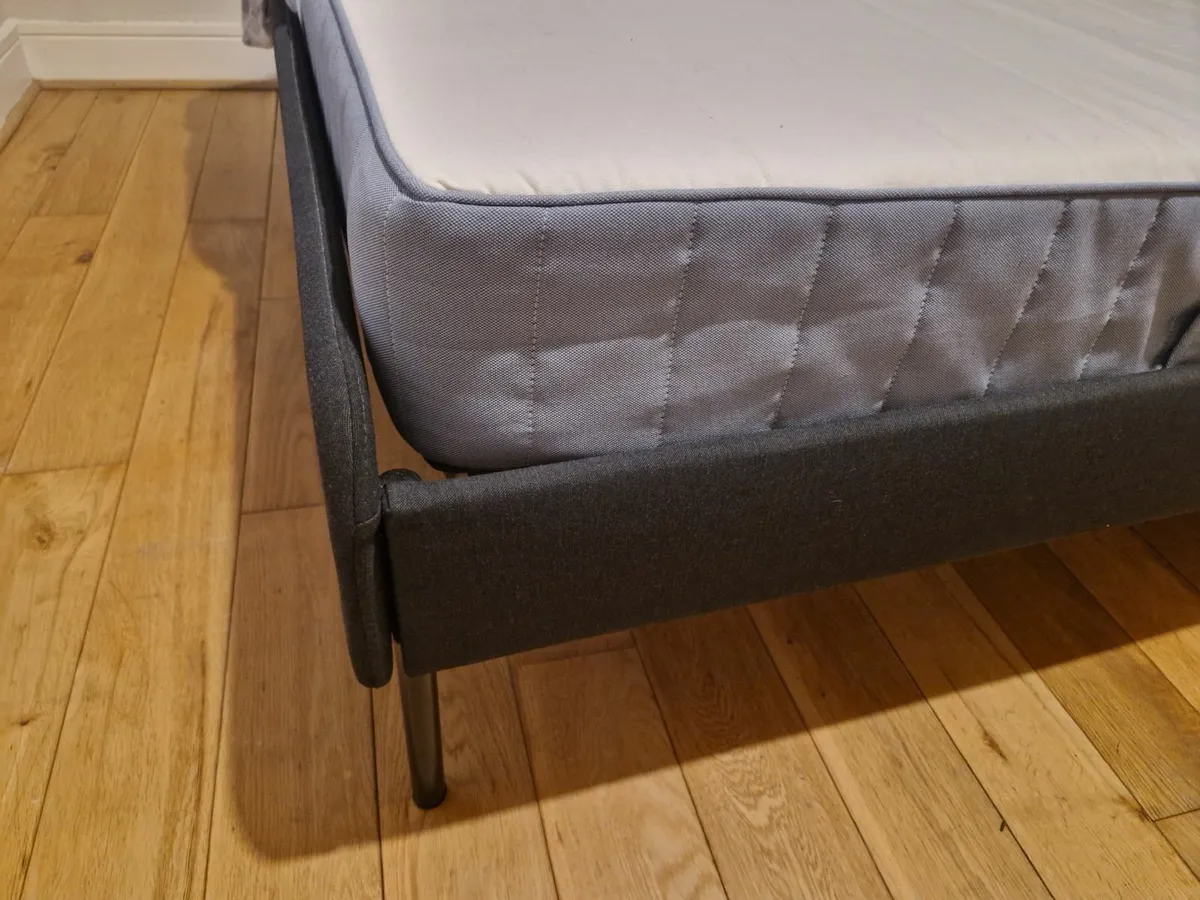 1 Double Bed with Mattress - Image 2