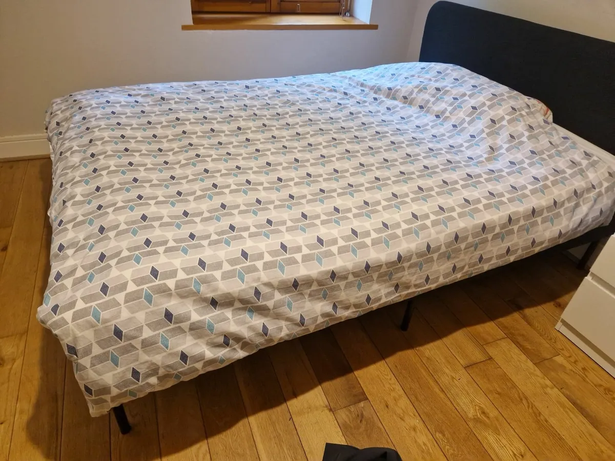 1 Double Bed with Mattress - Image 4