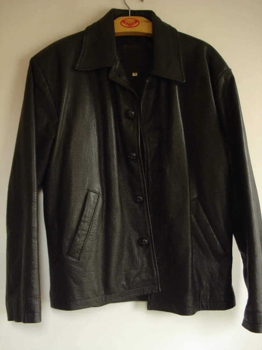 VINTAGE FOSTERS TRADING COMPANY LEATHER JACKET. - Image 1