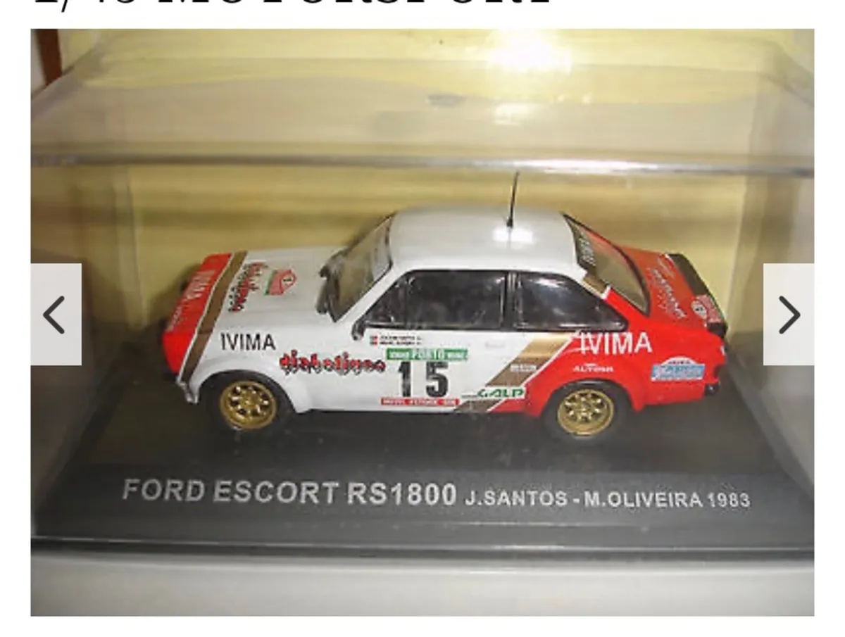 Ford escort Wrc rally set - Image 2