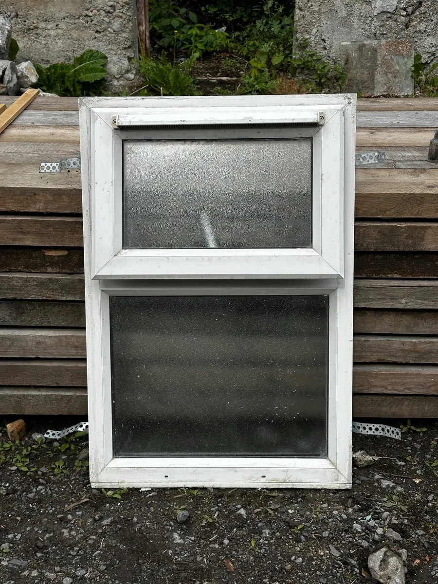 Pvc window with opaque glass - Image 3