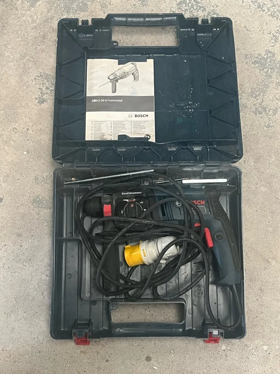 Bosh hammer action drill 110 volt