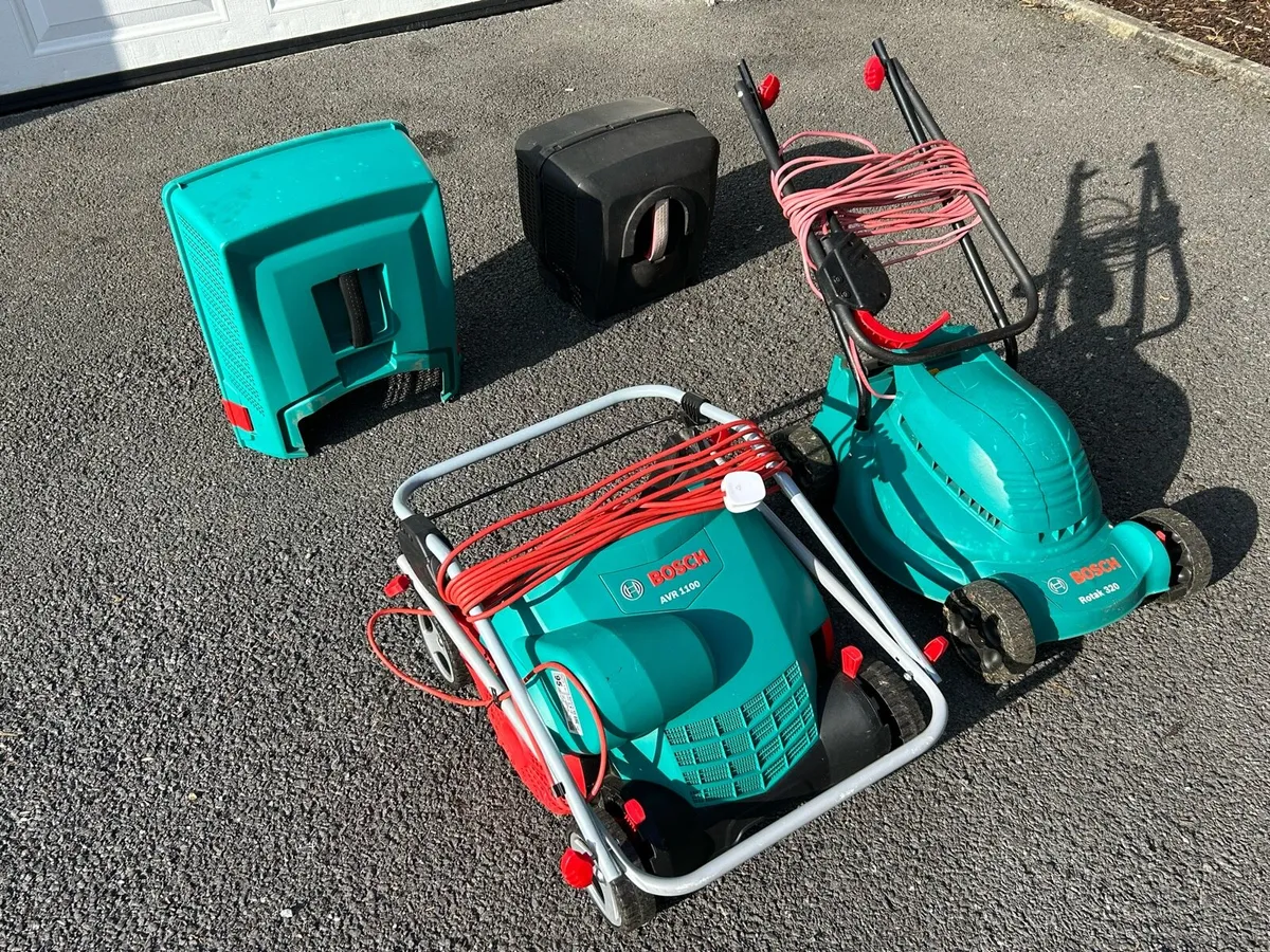 Bosch electric lawnmower & thatcher - Image 4