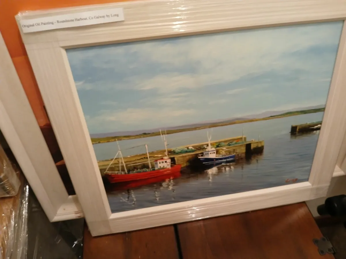 Oil painting ....original...roundstone harbour... - Image 1