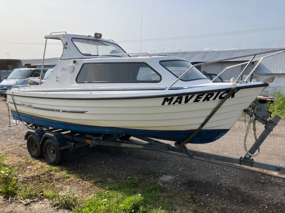 FISHING BOAT MAYLAND MAESTRO 18FT + TRAILER - Image 1