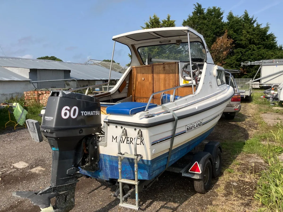 FISHING BOAT MAYLAND MAESTRO 18FT + TRAILER - Image 3