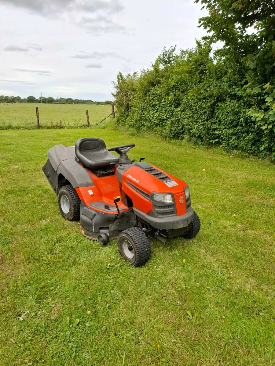 Husqvarna TC138 ride on mower - Image 1