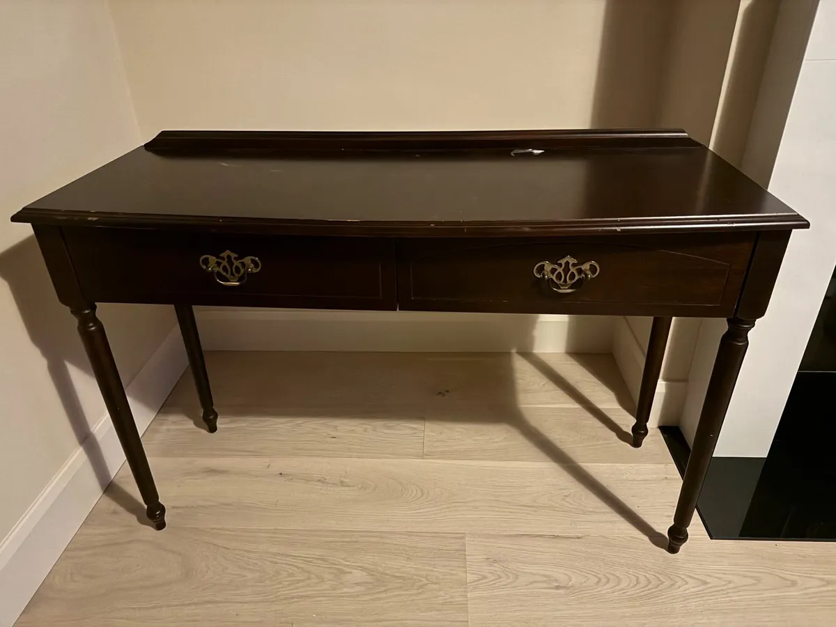 Dining table, chairs, hall table, portable radiato - Image 2