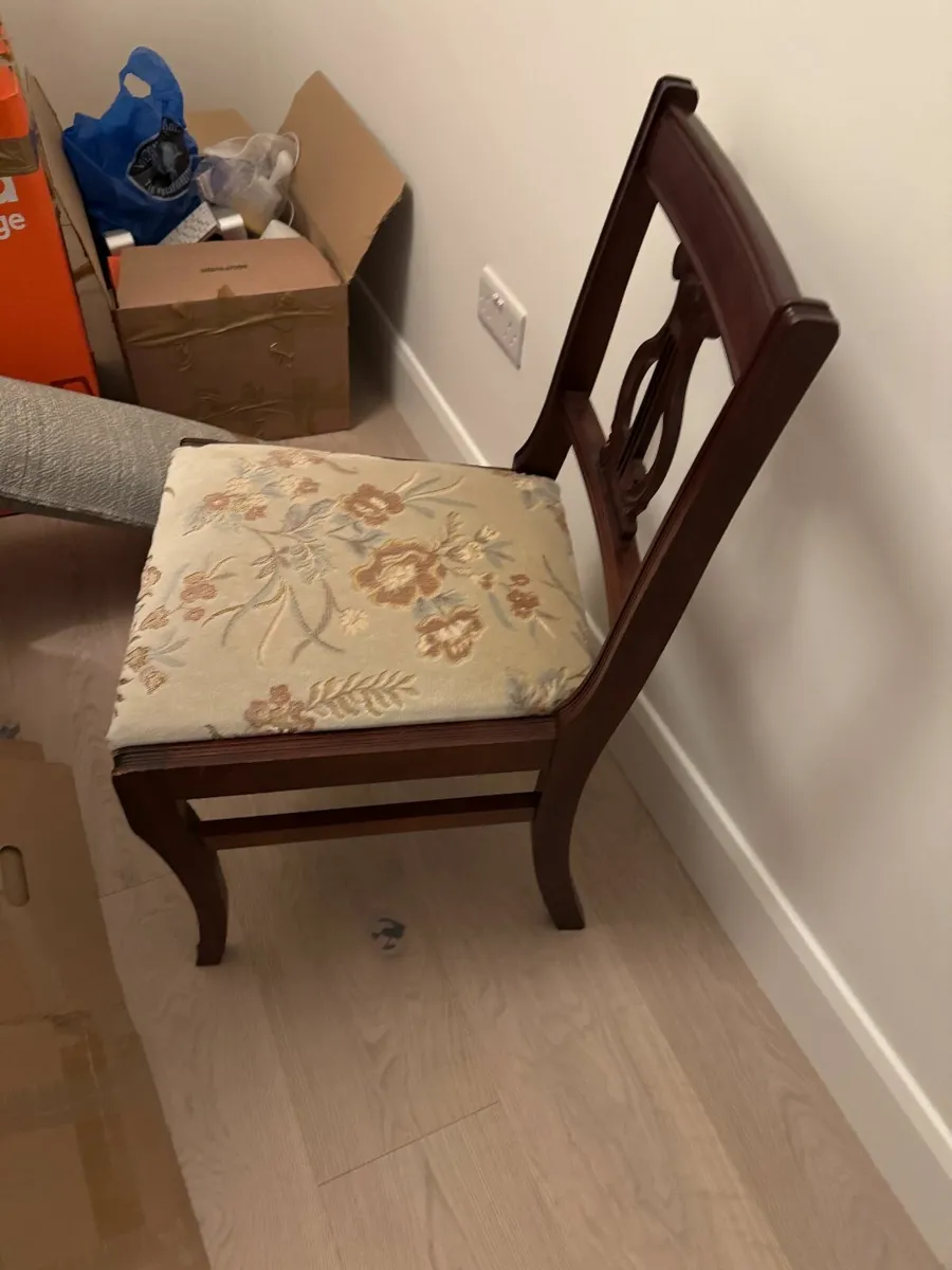 Dining table, chairs, hall table, portable radiato - Image 3