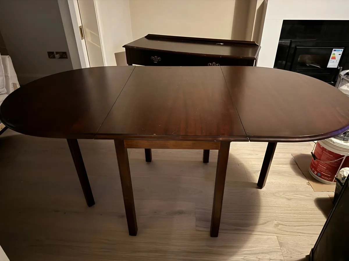 Dining table, chairs, hall table, portable radiato - Image 4