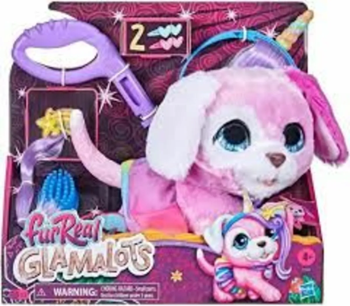 FurReal Hasbro Glamalots Interactive Pet Pup - Image 1