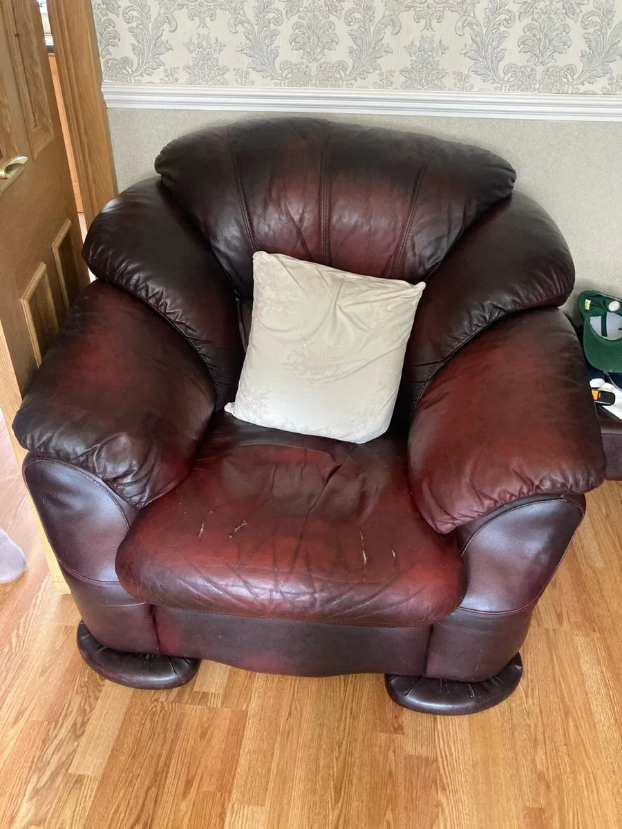 Leather sofa - Image 1