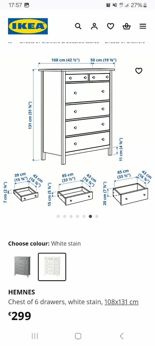 Chest of drawers - Image 1