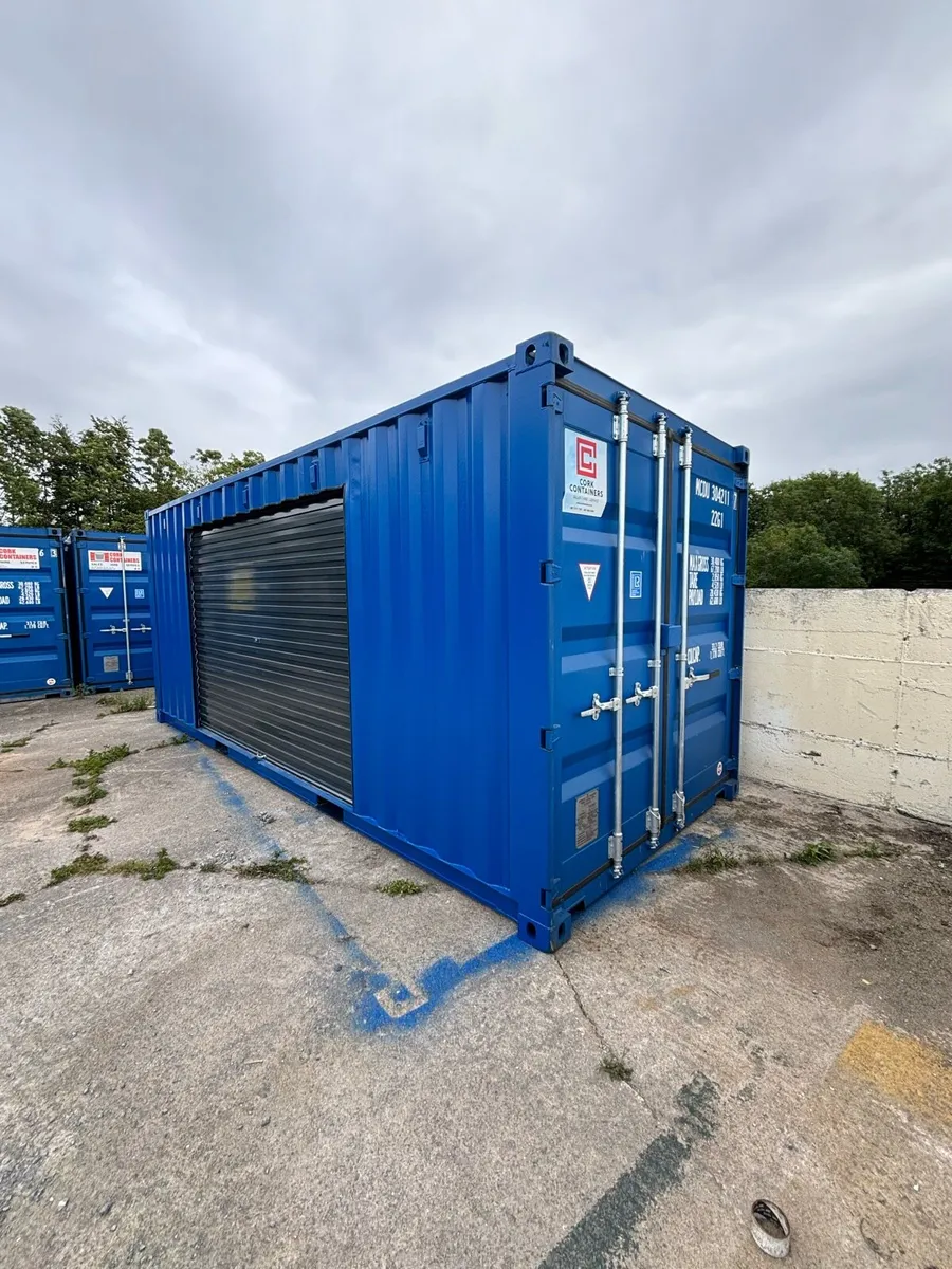 20ft container with roller shutter door - Image 2