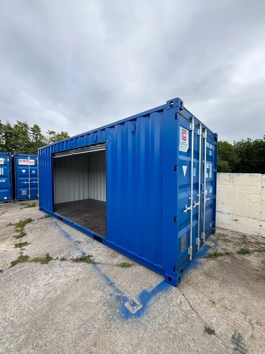 20ft container with roller shutter door - Image 4