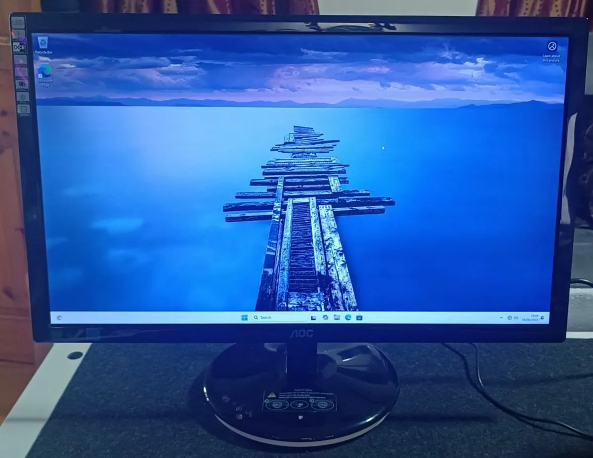 AOC 23" 1080p LCD Monitor - Image 1