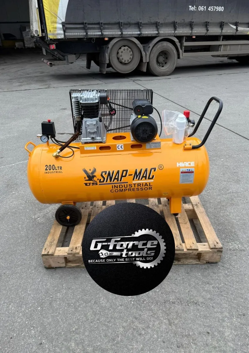 2025 INDUSTRIAL AIR COMPRESSORS 4hp BELT DRIVEN - Image 1