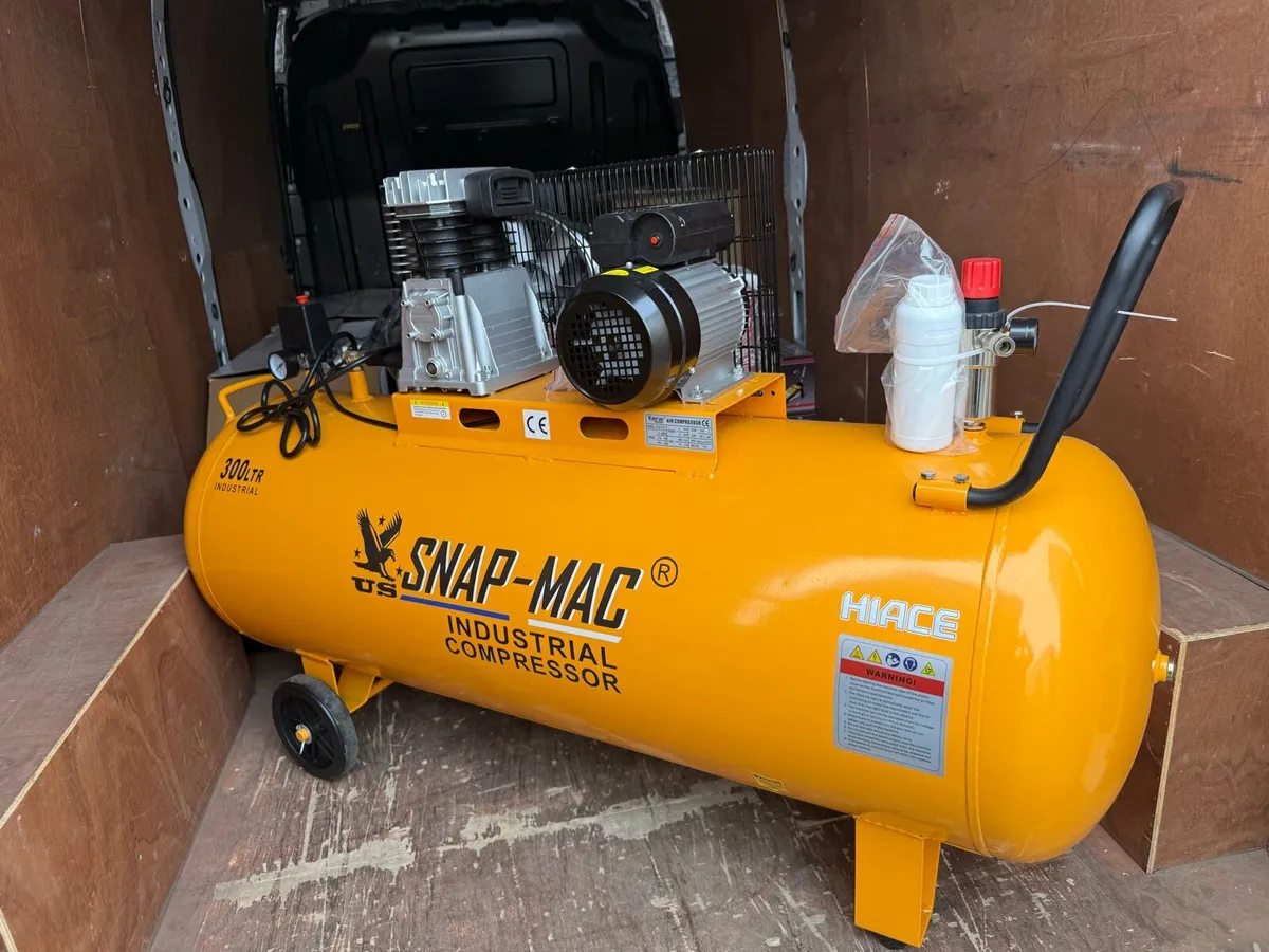 NEW INDUSTRIAL USE 4hp BELT DRIVEN AIR COMPRESSORS - Image 1