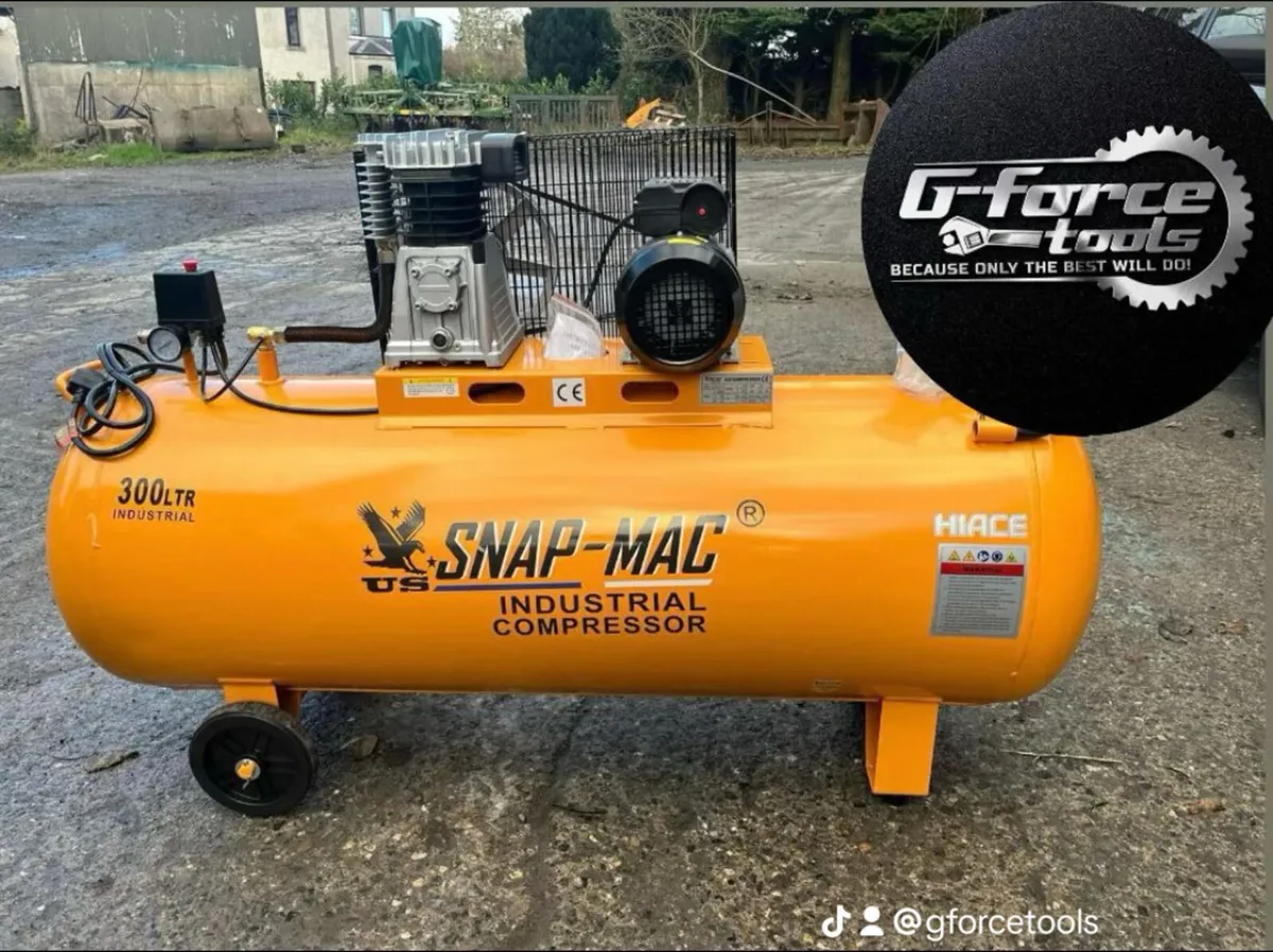 NEW INDUSTRIAL USE 4hp BELT DRIVEN AIR COMPRESSORS - Image 4