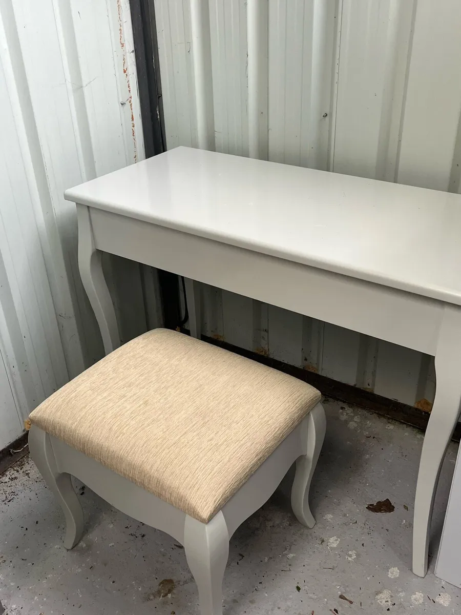 Wardrobe , chest of drawers , table and stool - Image 2