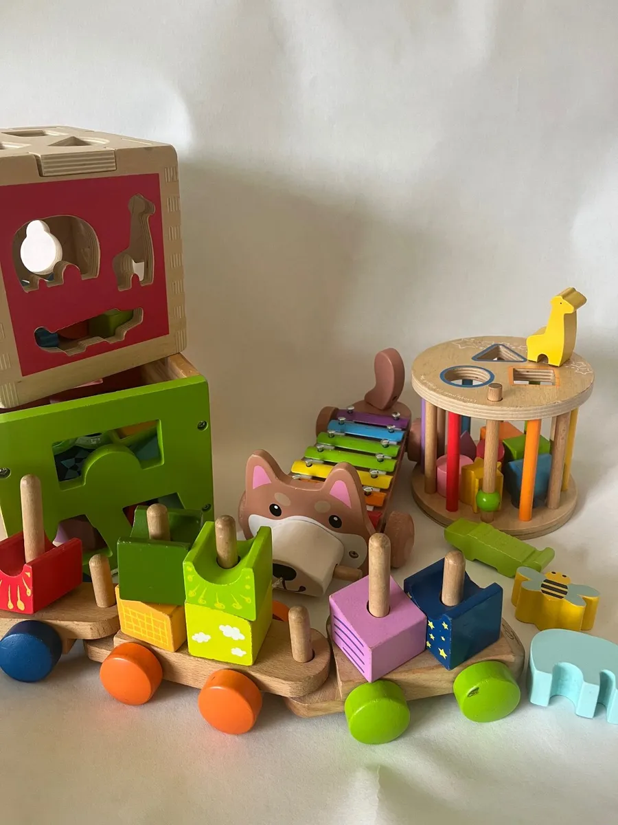 Toys, Wooden Toy Bundle - Image 1
