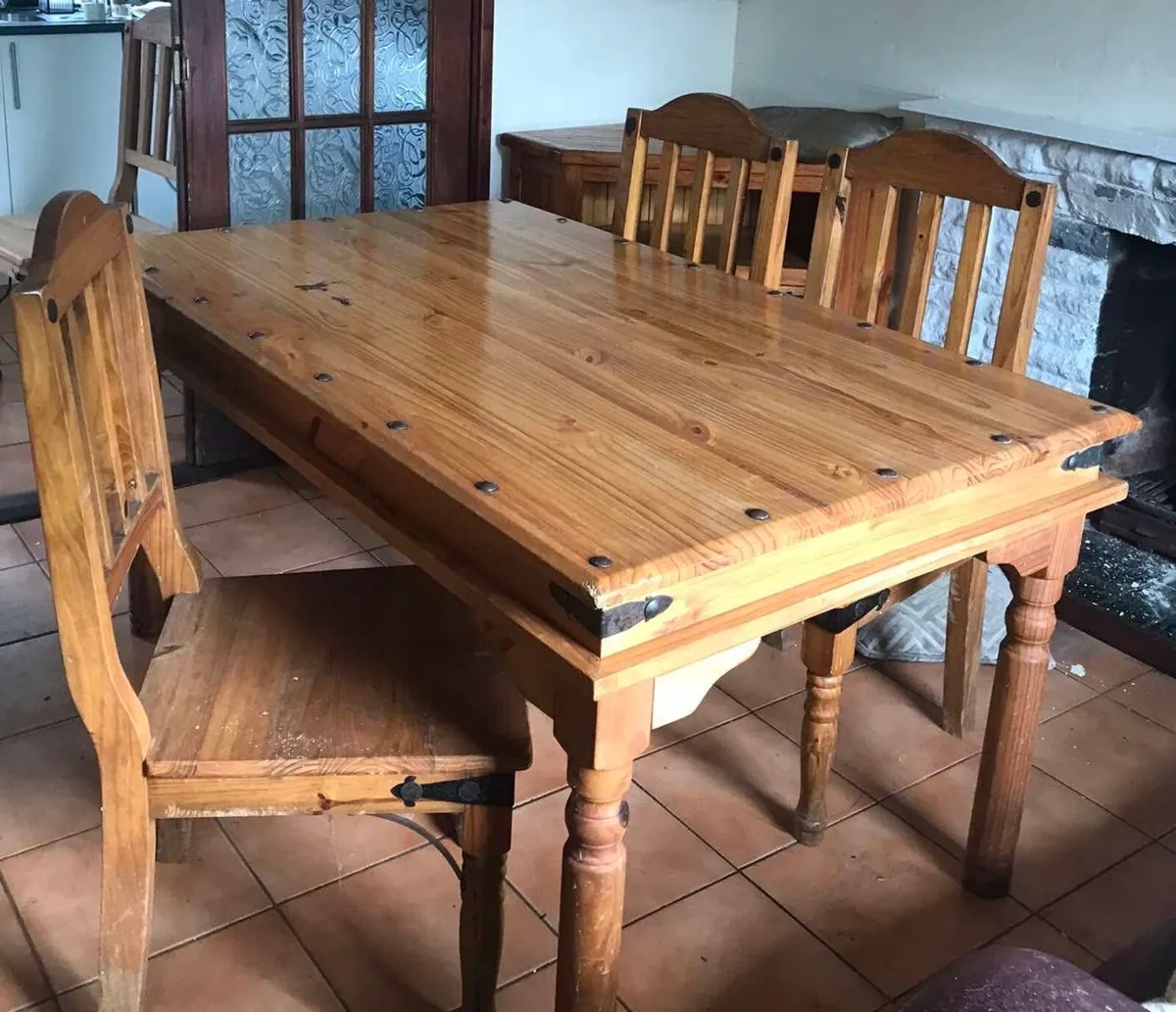 Gorgeous Farmhouse Style Kitchen Dining Table - Image 1