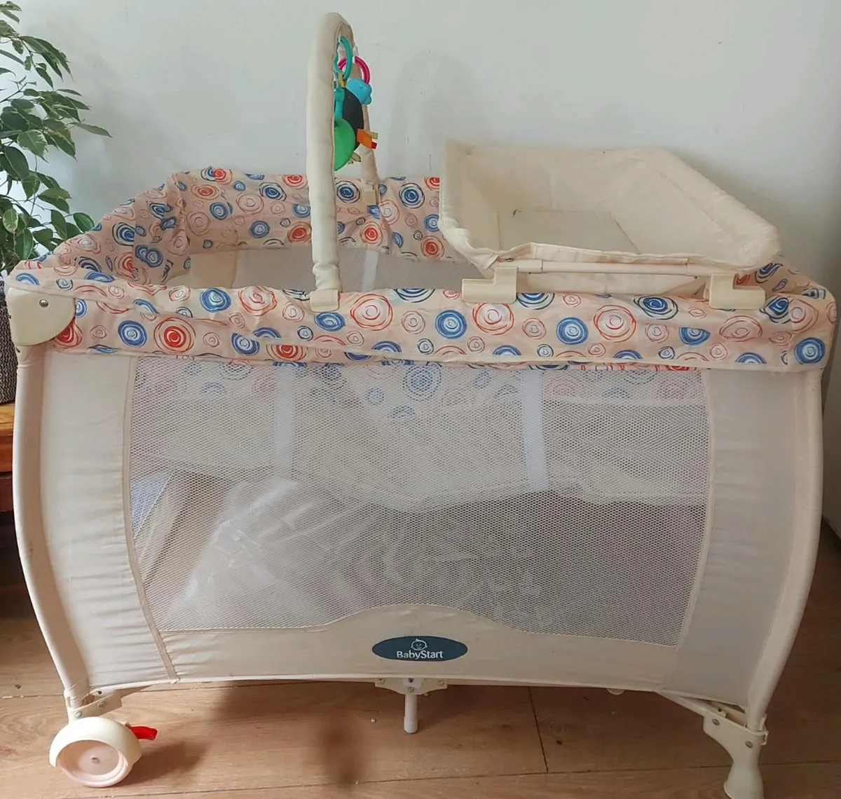 Babystart travel cot with top changer - Image 1