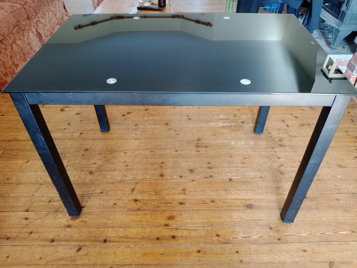 Glass Kitchen Table - Image 1