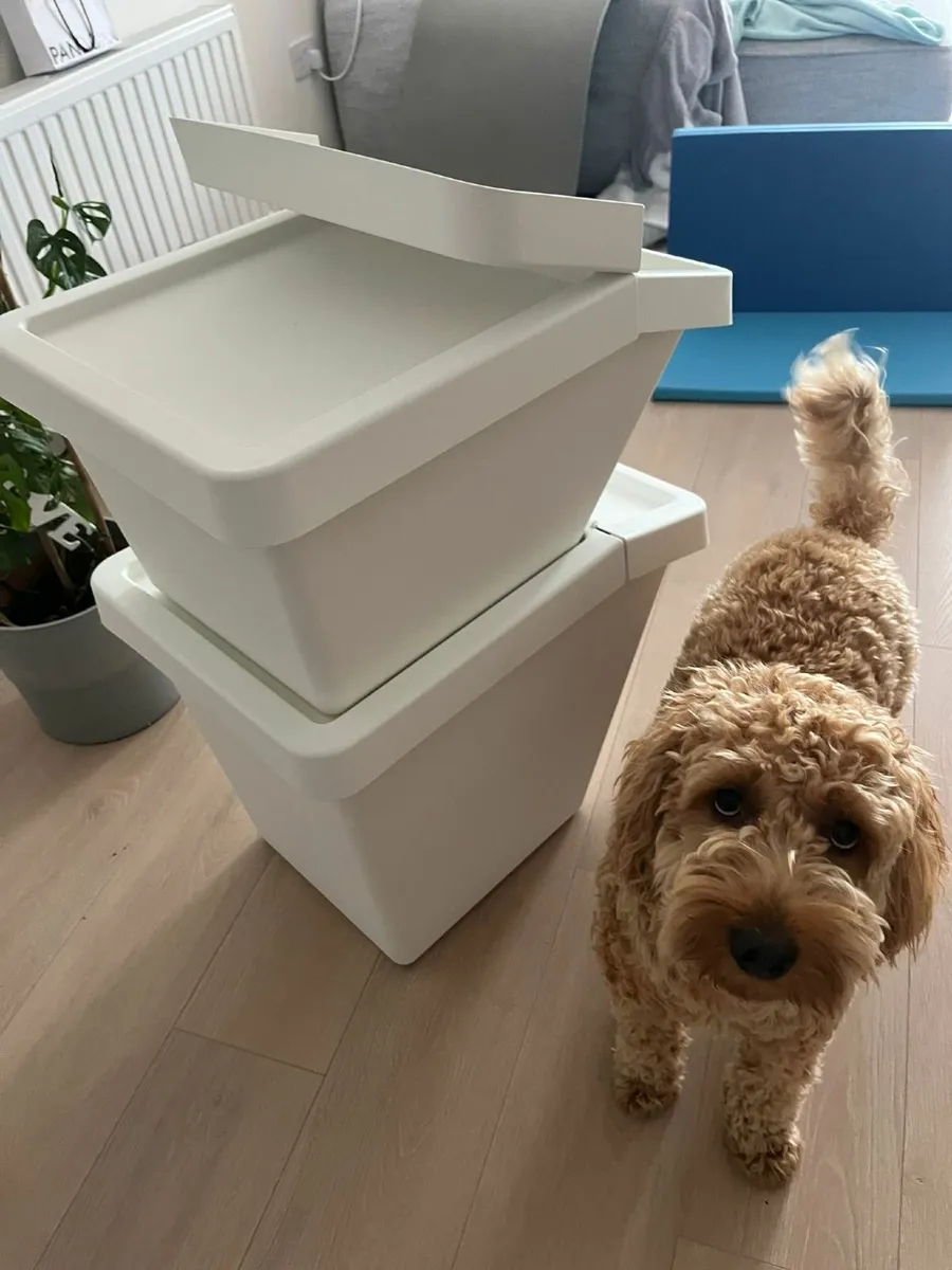 IKEA Waste bins with lid, 60 l+37l free delivery - Image 2