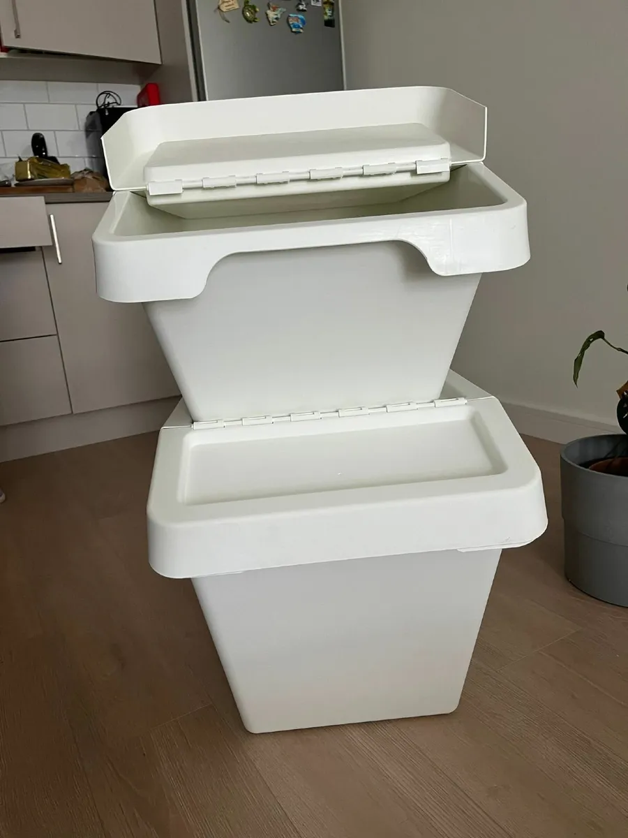 IKEA Waste bins with lid, 60 l+37l free delivery - Image 3