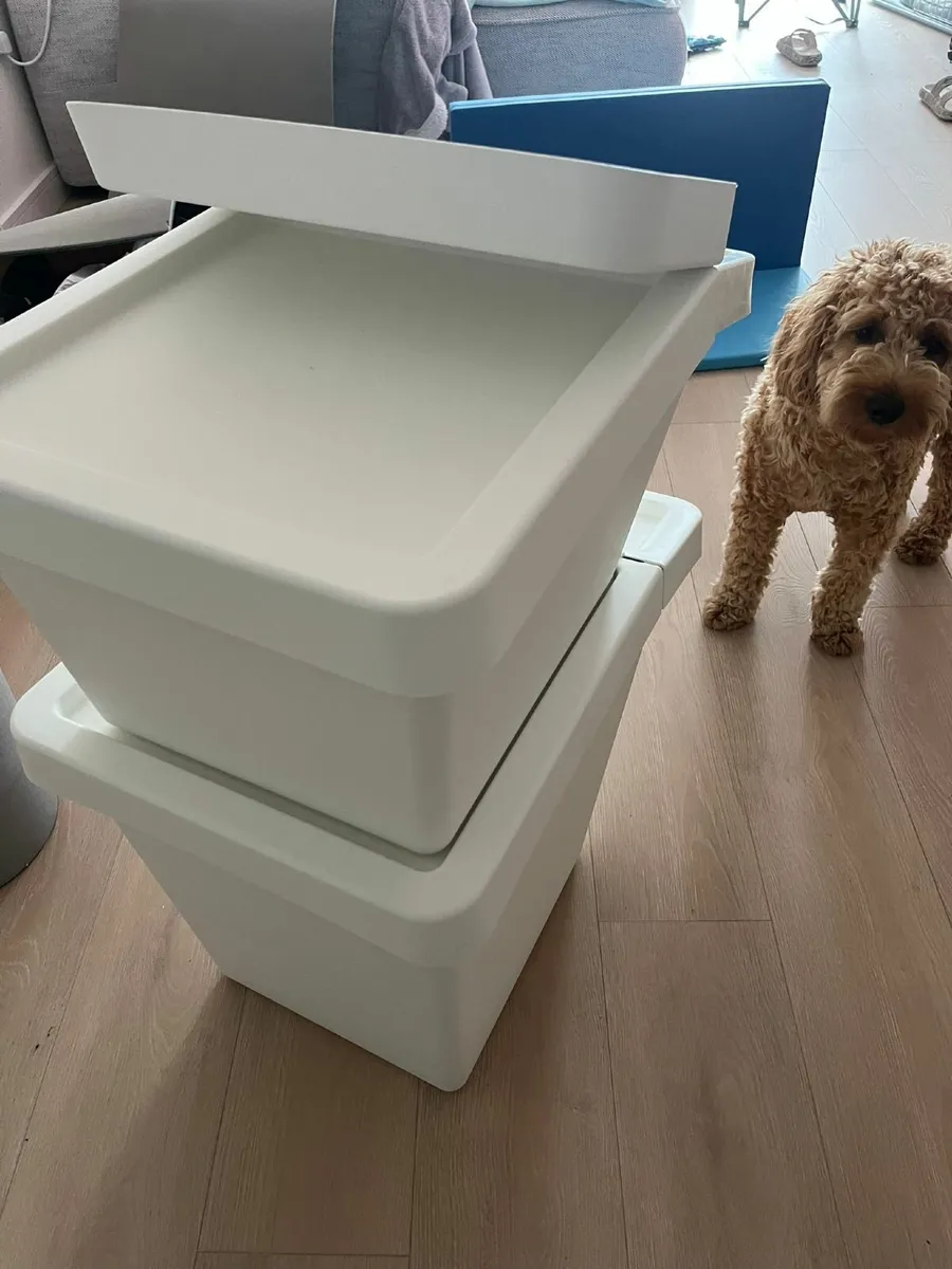 IKEA Waste bins with lid, 60 l+37l free delivery - Image 4