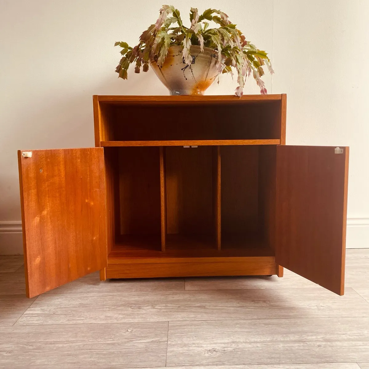 Mid Century Record Cabinet - Image 2