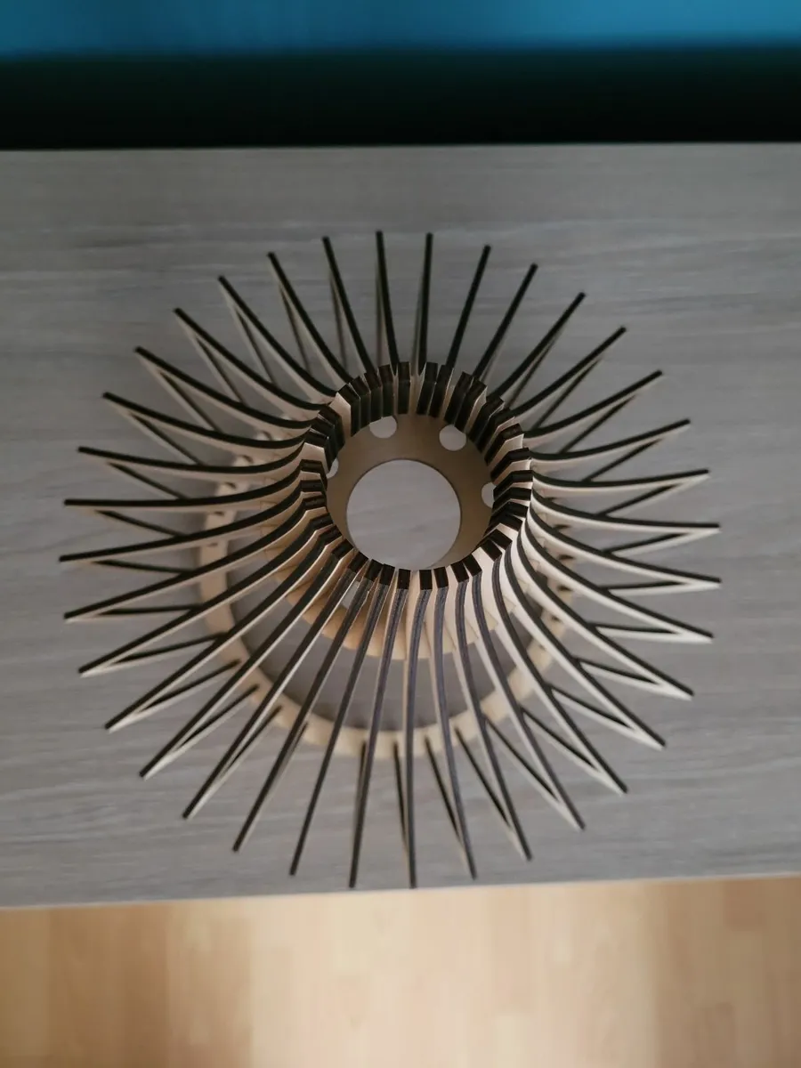 The wooden lampshade - Image 2
