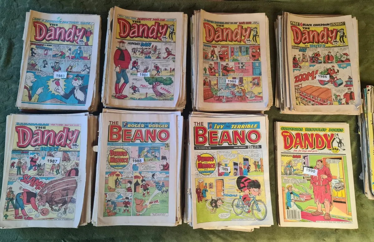 Vintage Collection of Beano and Dandy Comics - Image 2