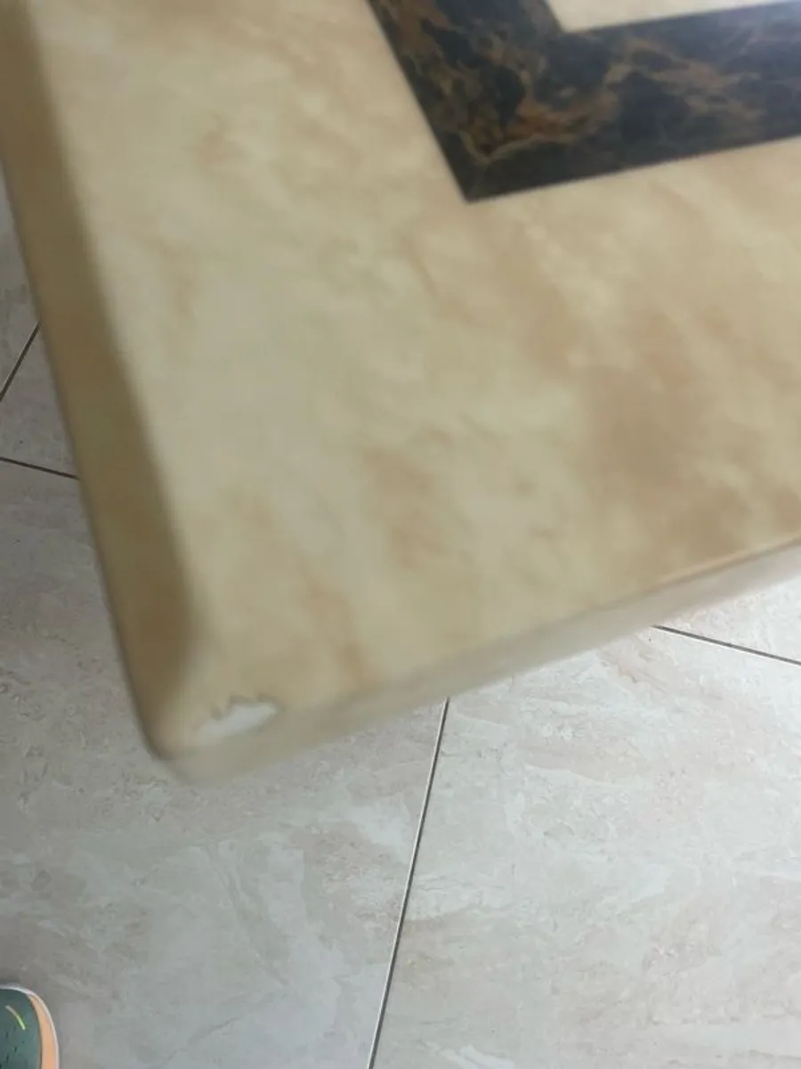 marble dining table only - Image 4