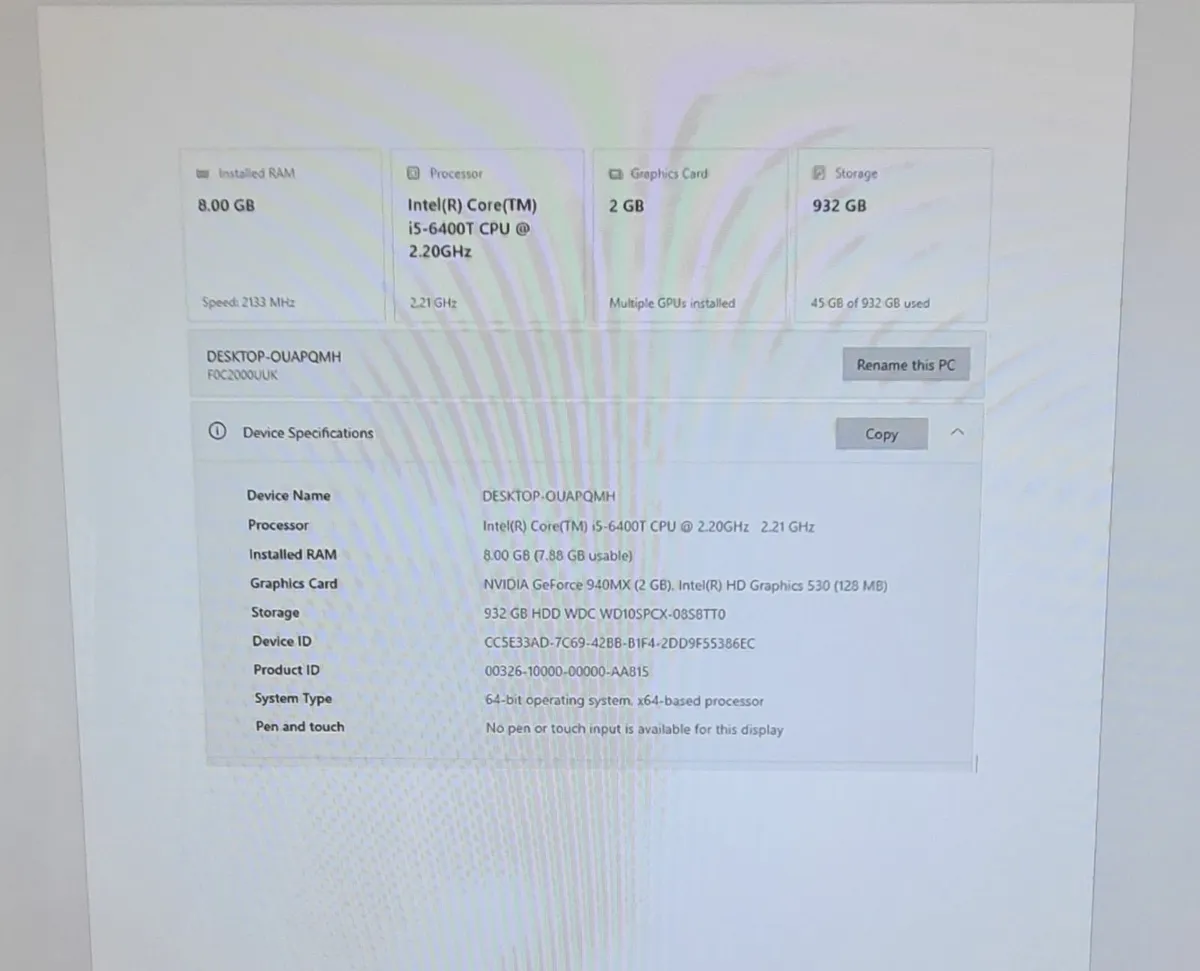 Lenovo IdeaCentre 27" All-in-One PC - Image 3