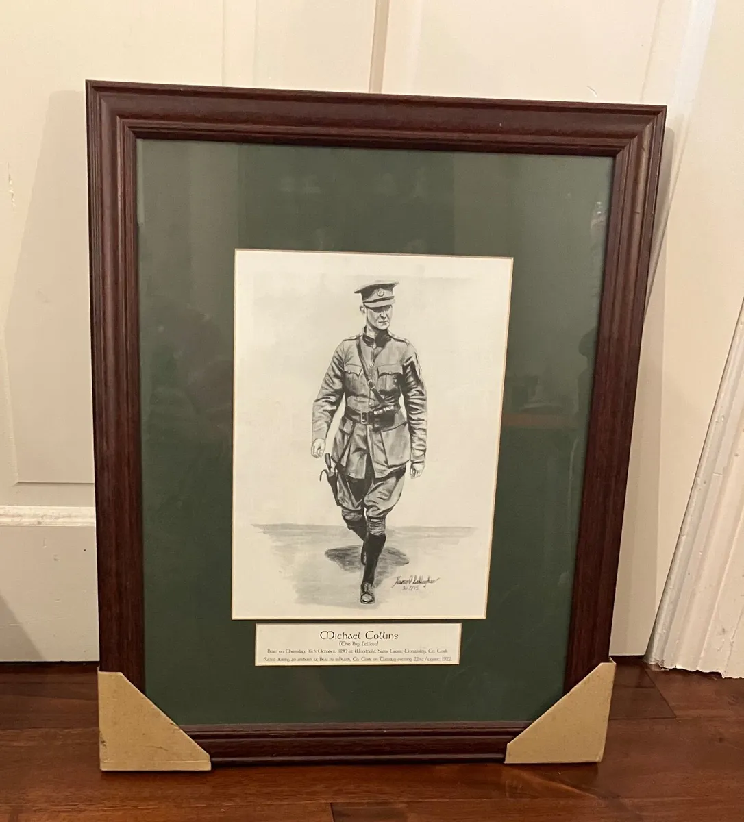 Framed Michael Collins - Image 1