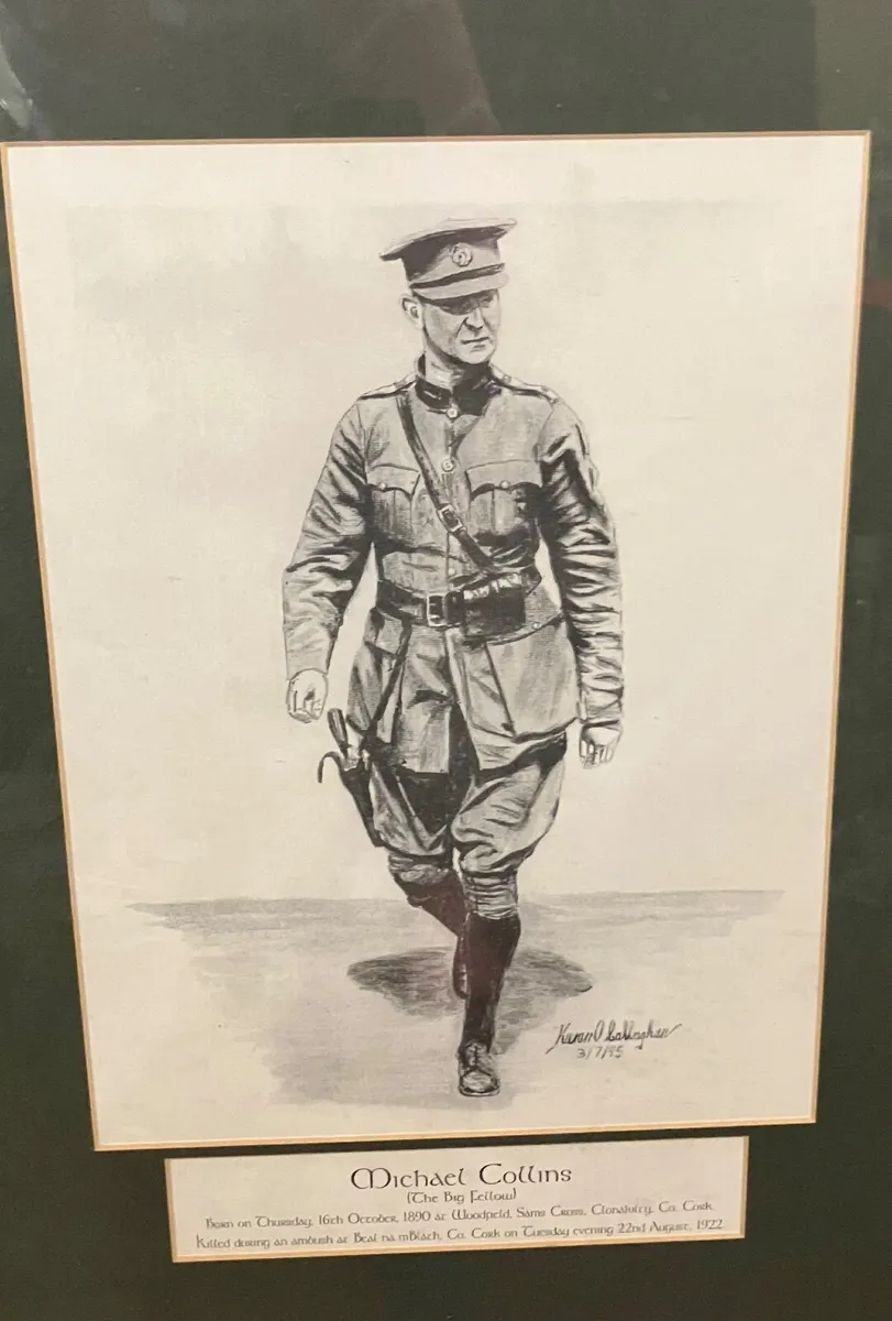 Framed Michael Collins - Image 2