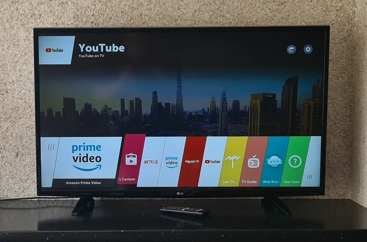 LG  43” Smart 4K Ultra HD LED TV - Image 1