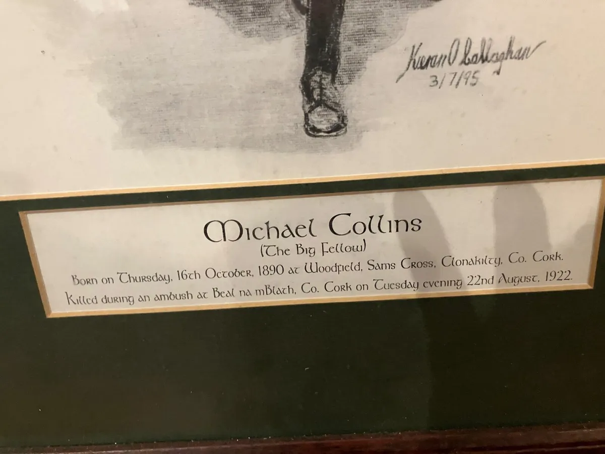 Framed Michael Collins - Image 4