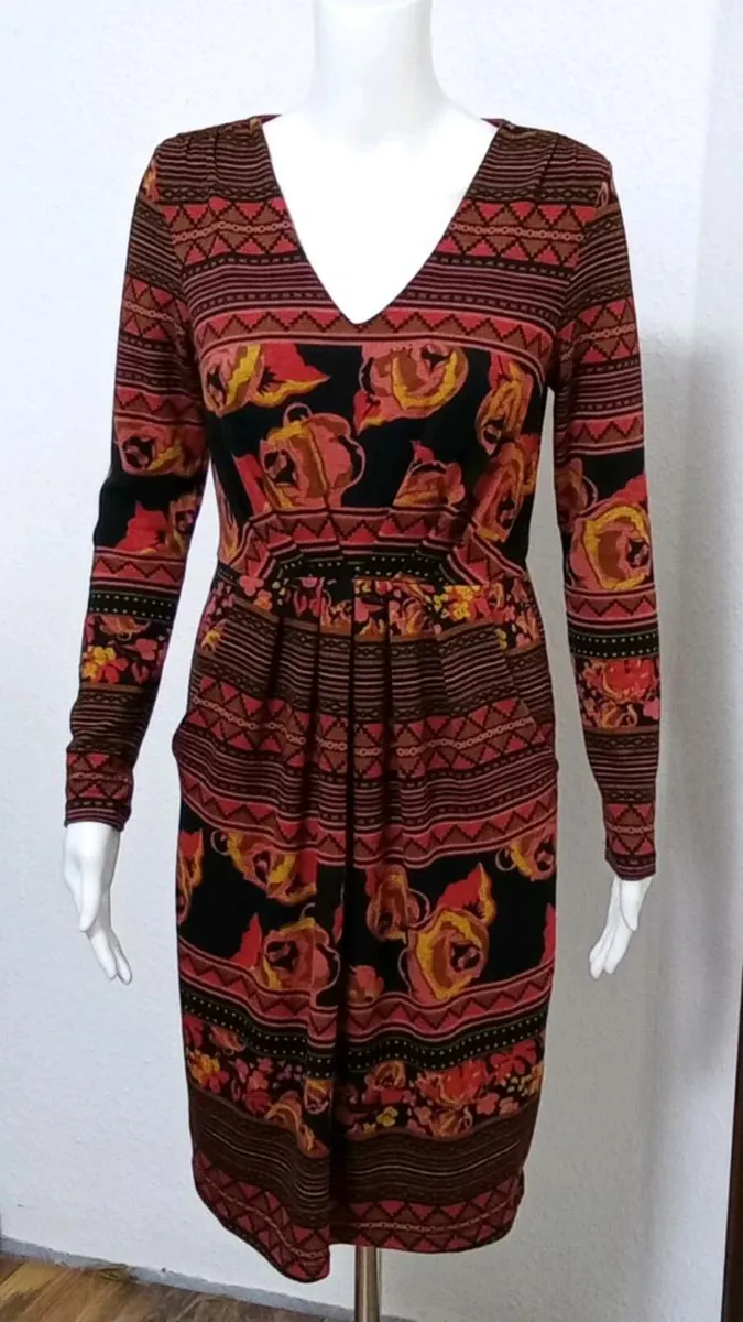 Multicolour jersey dress - Image 1
