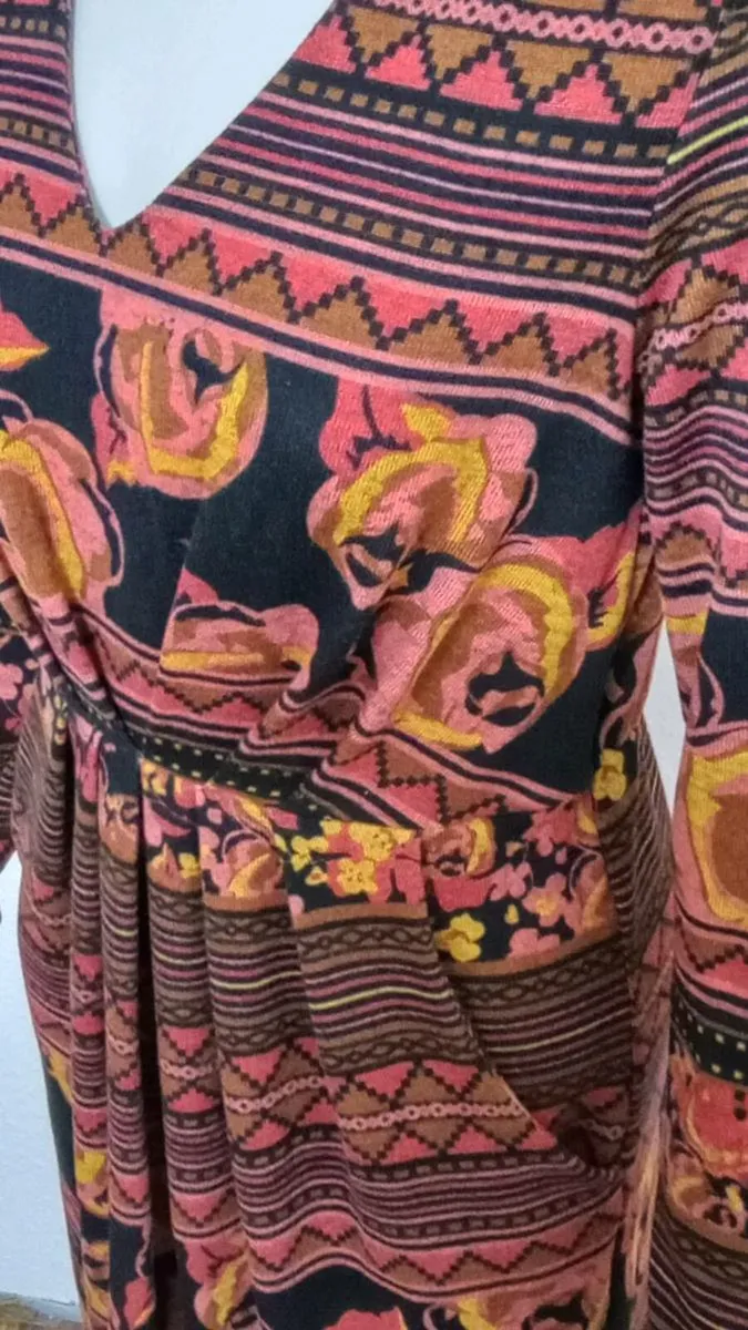 Multicolour jersey dress - Image 4