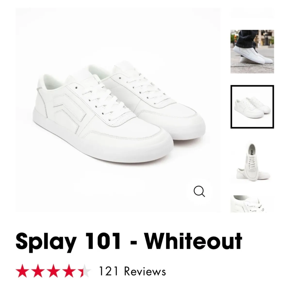 Splay 101 Whiteout Barefoot Shoes - Image 3
