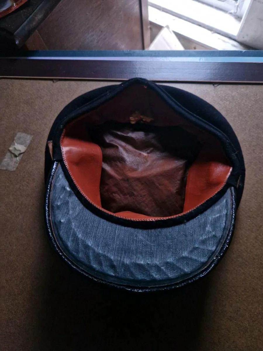 Vintage Lancashire Fire Mans Hat - Image 2