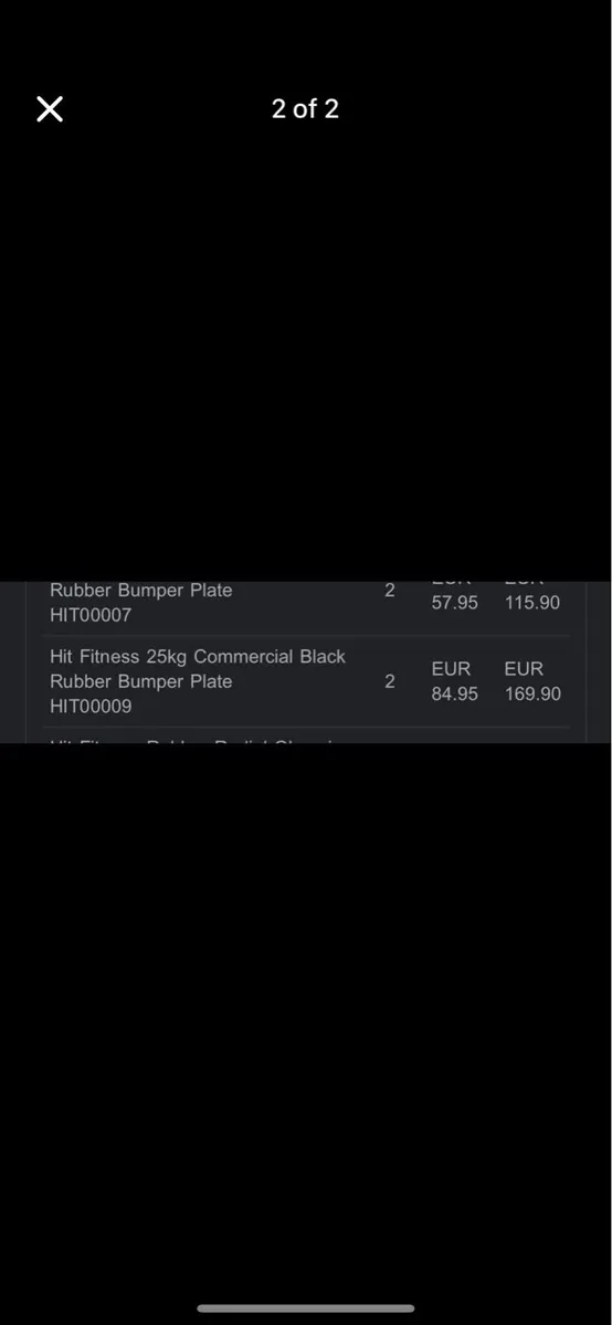 25kg Bumper commercial weight plates - Image 2