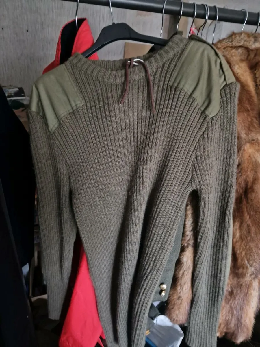 Irish Army Defence Forces Jumper - Image 1